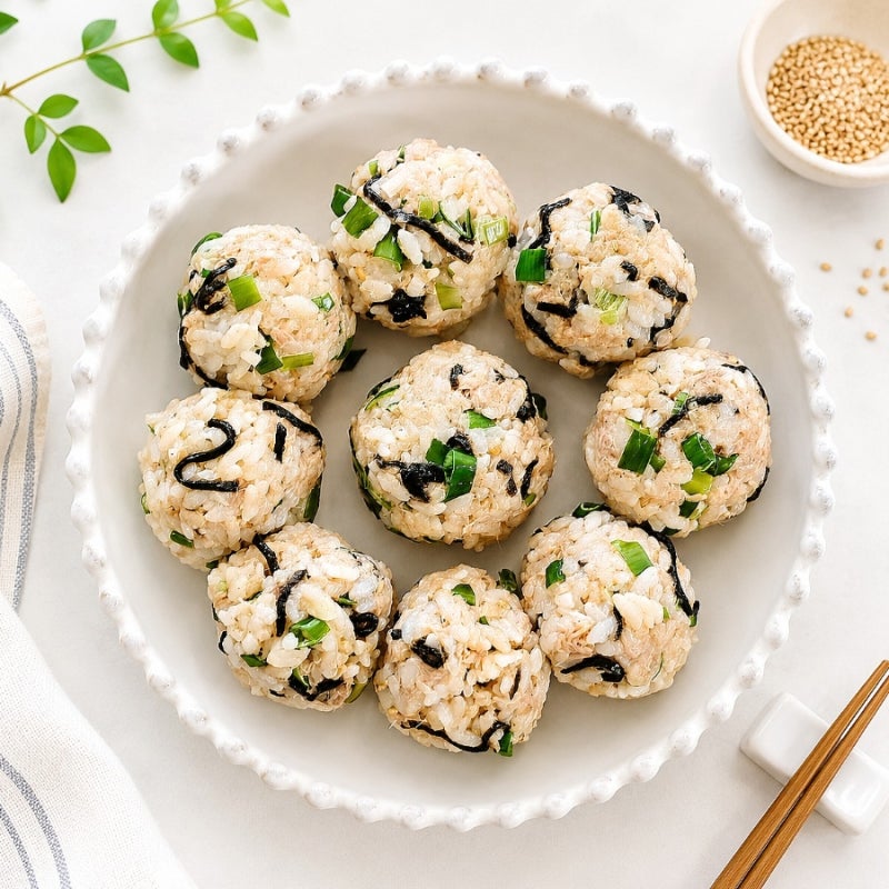 이것 넣었더니 감칠맛이 미쳤어요! 참치마요 시오콘부 주먹밥 레시피