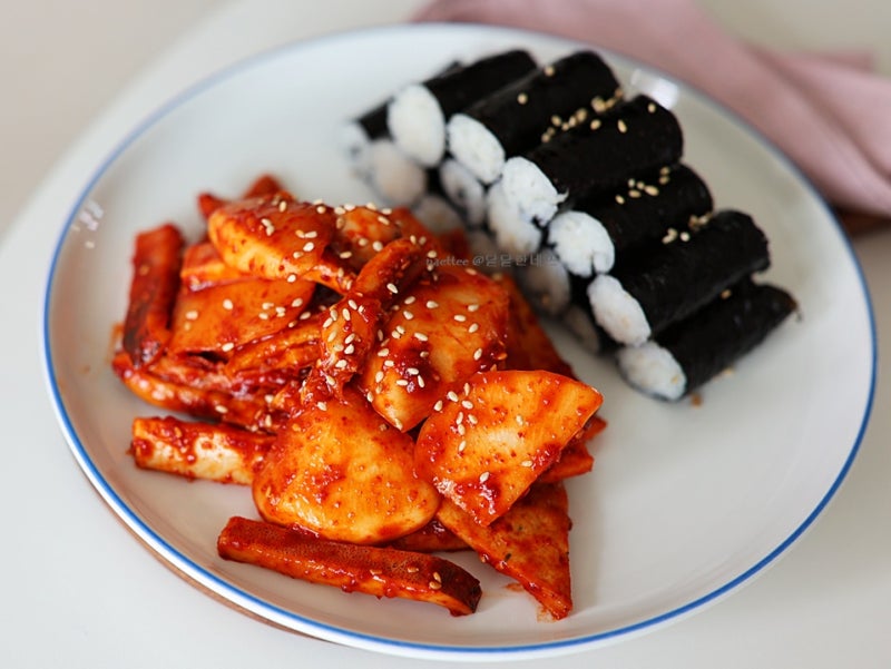 충무김밥 만들기 오징어무침 어묵 레시피