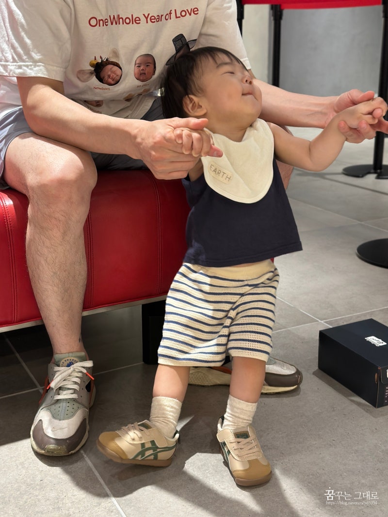 후쿠오카여행 아기옷 쇼핑 추천 캐널시티 갭 베이비 킨 keen 오니츠카타이거