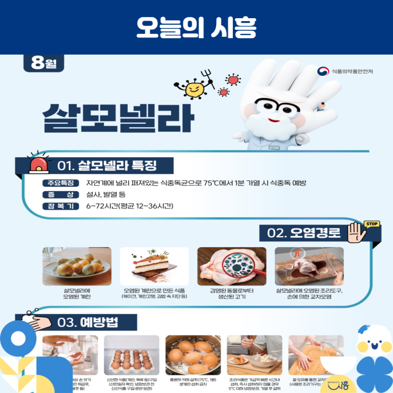 여름철 식중독 예방, 살모넬라 예방법 꼭 확인하세요!