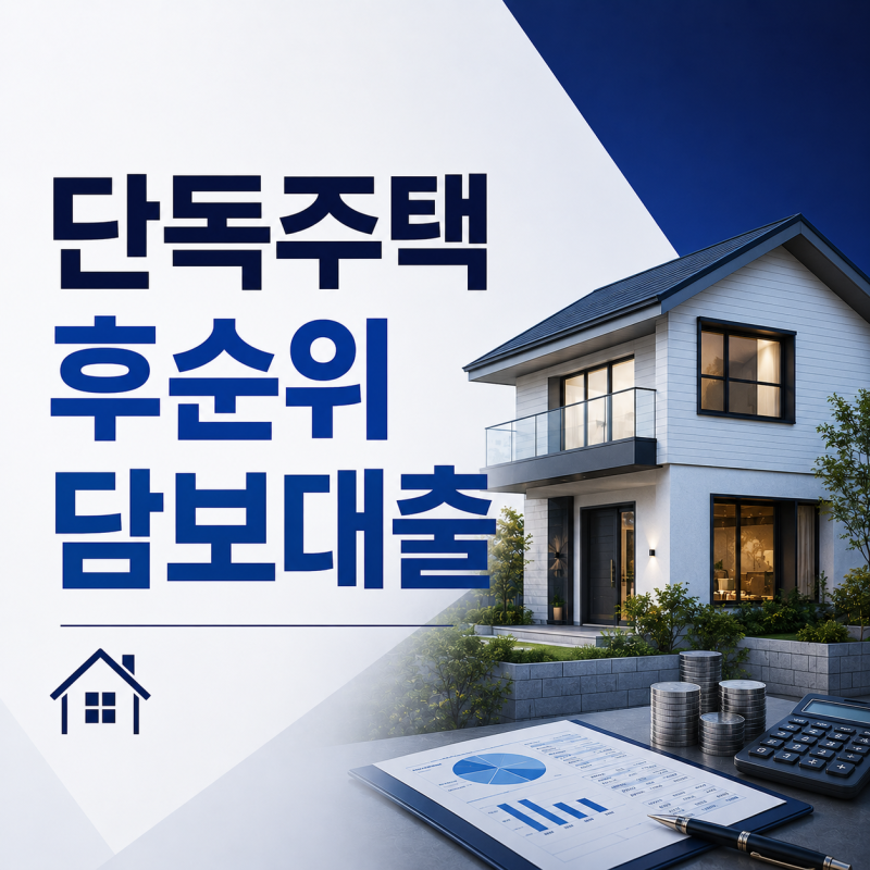 단독주택 후순위담보대출 어려운 이유와 한도 높이는 방법(부산·경남·창원·양산·김해)