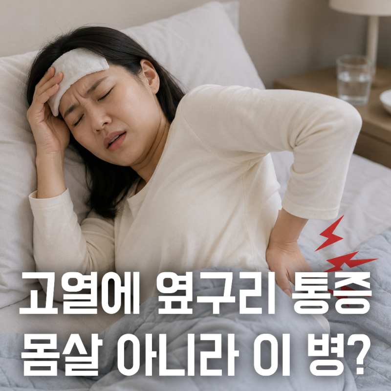 신우신염 초기증상, 직접 겪어 본 감기몸살과 헷갈리는 결정적 차이