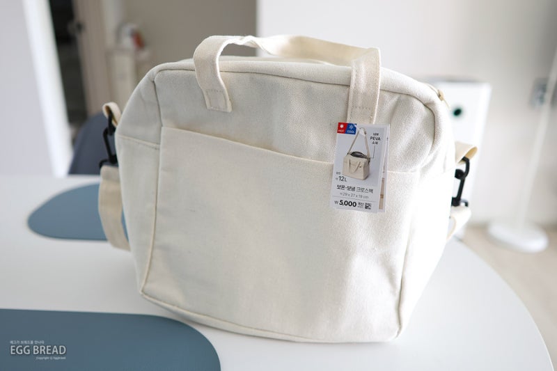 다이소 보냉백 추천템, 보온 보냉 크로스백 12L 가성비 좋은 보냉 가방