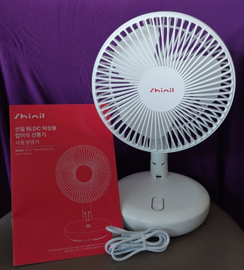 ◇핫 썸머 선풍기는 신일 BLDC폴딩 저소음 탁상용 무선 자동회전 선풍기 제품사양 동영상 내....