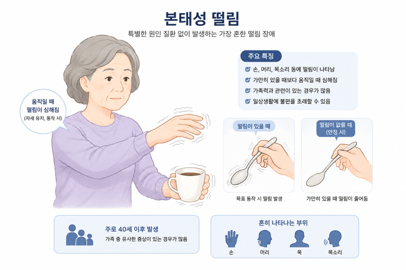 본태성 진전 (노인성 떨림) - 전주 김귀룡한의원