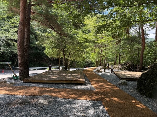 국립자연휴양림관리소, 통고산·신불산폭포휴양림 야영시설 개선… 쾌적한 캠핑 환경 제공