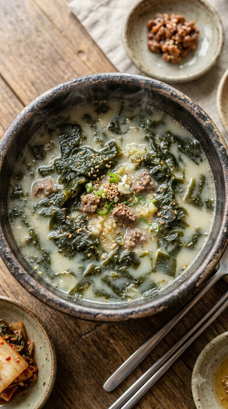백종원 미역국 만드는법 소고기 넣고 푹 끓여 뽀얗고 깊은 맛 내는 황금레시피