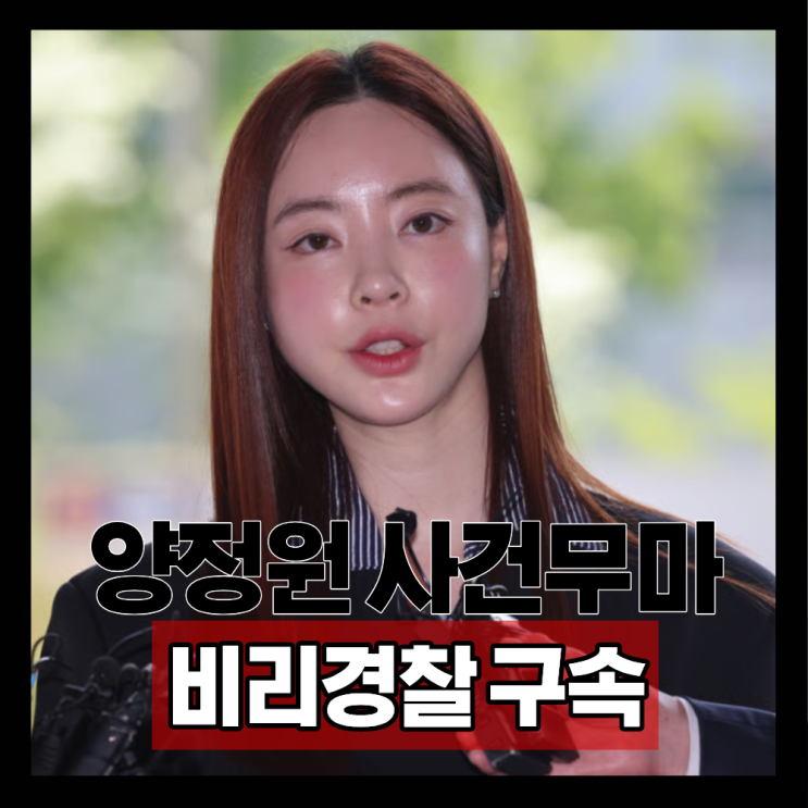 "룸살롱 접대받고 <b>수사 무마</b>?"…<b>양정원</b> 연루 사건 <b>경찰 구속</b>
