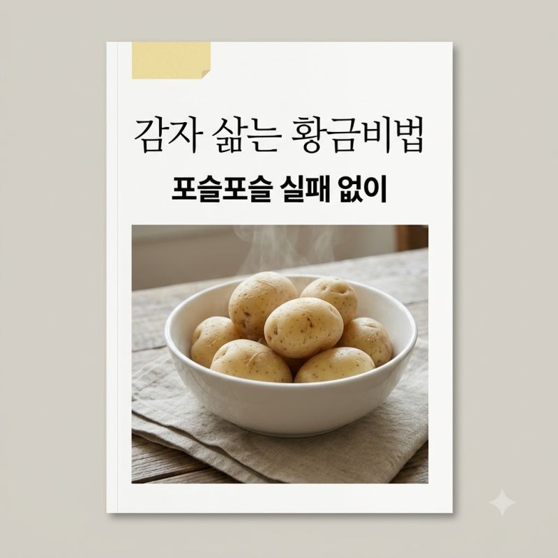 감자 삶는법 포슬포슬 맛있게 삶는 황금 시간타임과 비법