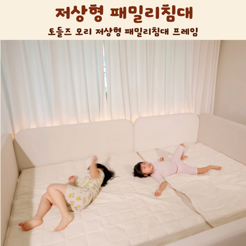 토들즈 모리 저상형 패밀리침대 프레임 솔직 사용 후기