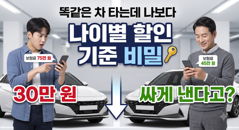 나이대별 자동차보험 할인 전략