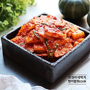 염정아 섞박지 석박지 담그기 레시피 여름 깍두기 담그는법