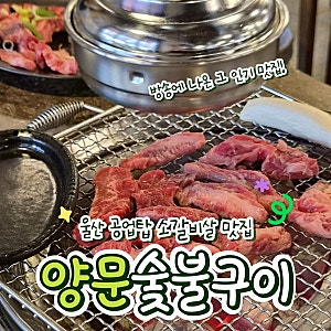 울산소고기맛집 찾는다면 신정동맛집 공업탑 양문 숯불갈비