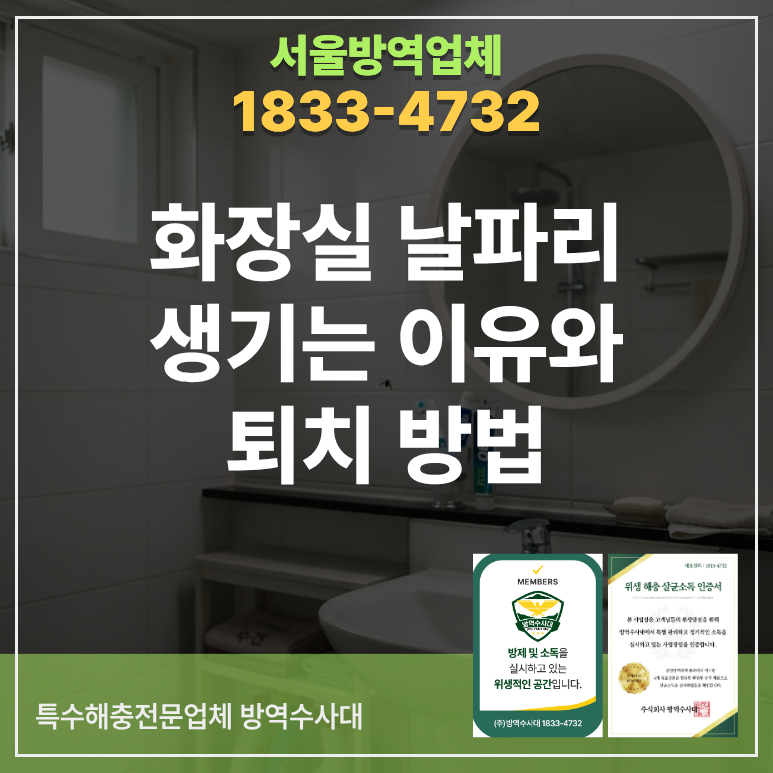 화장실날파리 생기는 이유와 퇴치 방법