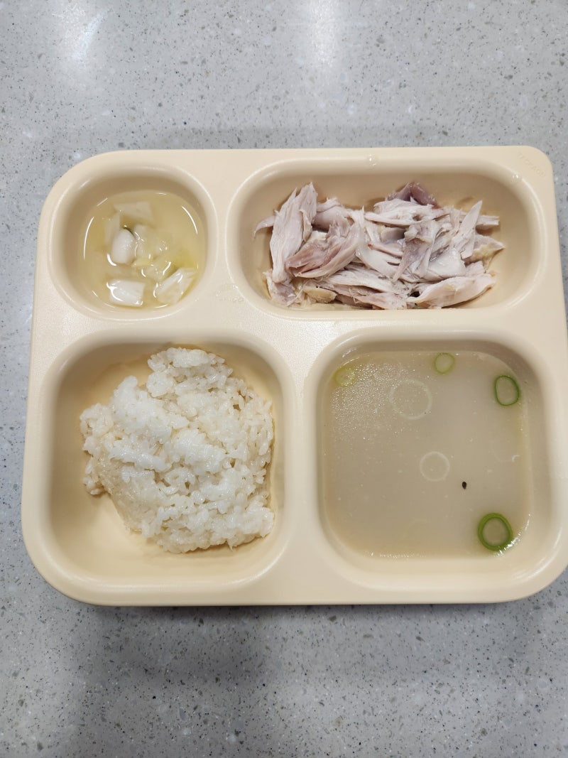 유아식 닭곰탕 레시피, 반찬만 바꿔가며 낸 유아식 저녁상