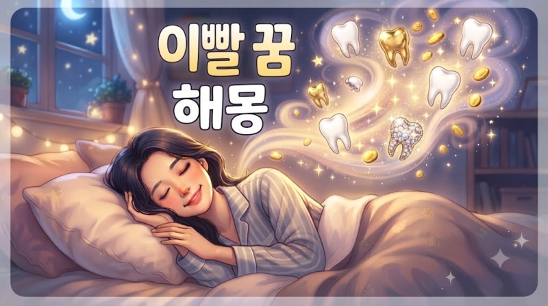 이빨(치아) 꿈 해몽 총정리(이가 빠지는 꿈, 이가 부러지는 꿈, 이가 깨지는 꿈, 이가 새로 나....