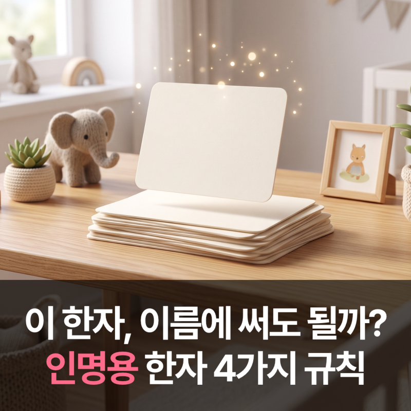 [성명학] 법원 인명용 한자란? 아기 이름에 쓸 수 있는 한자 확인하는 법