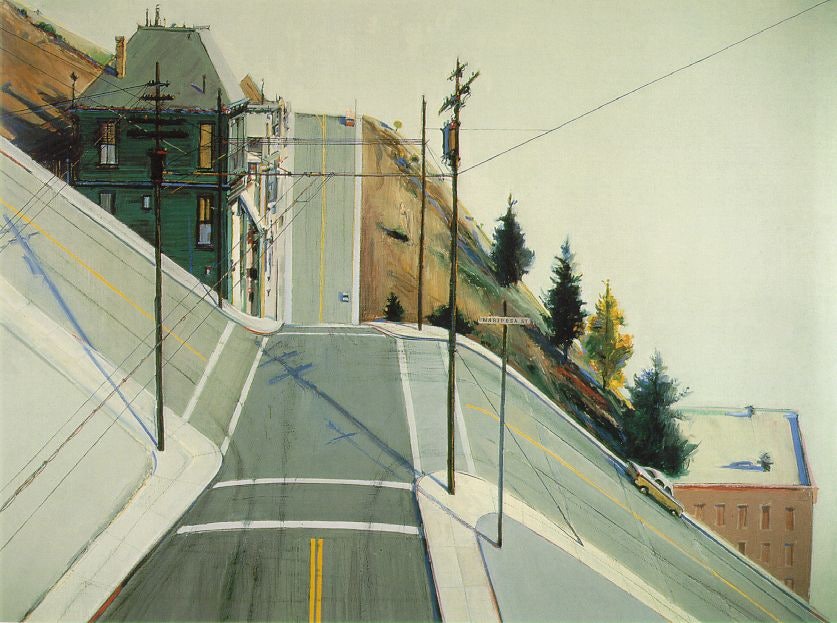 웨인 티보(Wayne Thiebaud)_ 삼각형을 크림파이로 (1920–2021)