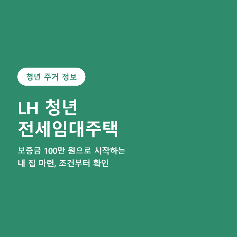 LH 청년전세임대주택 후기와 조건 맞춤형 빠른 파악