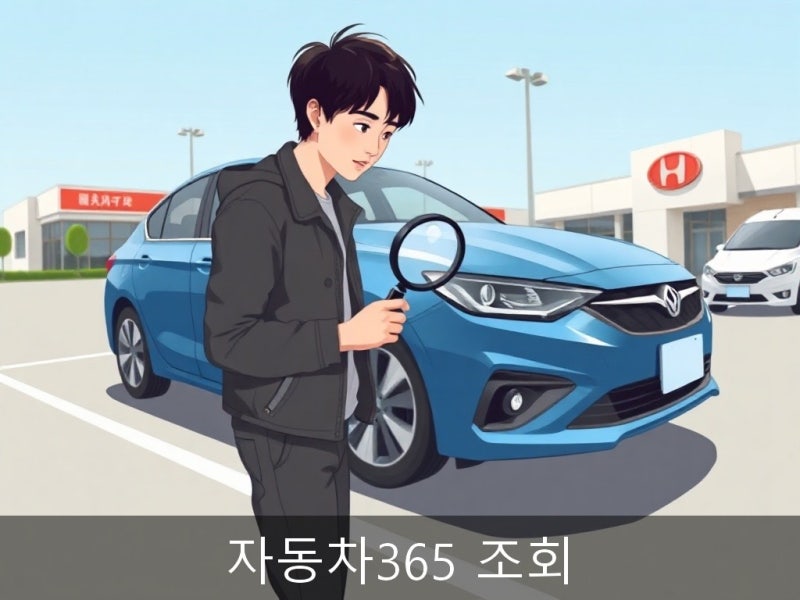 자동차365 조회 정비 이력 검사 유효기간 모르면 손해
