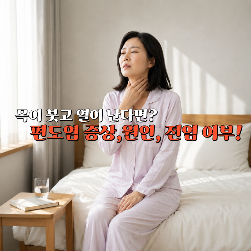 감기와 헷갈리는 편도염, 증상부터 원인과 전염까지