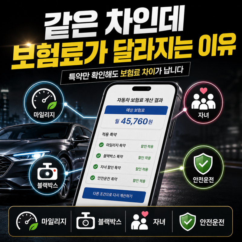 자동차보험 갱신 전 이것부터 확인하세요, 할인 특약 놓치면 보험료 그대로 냅니다