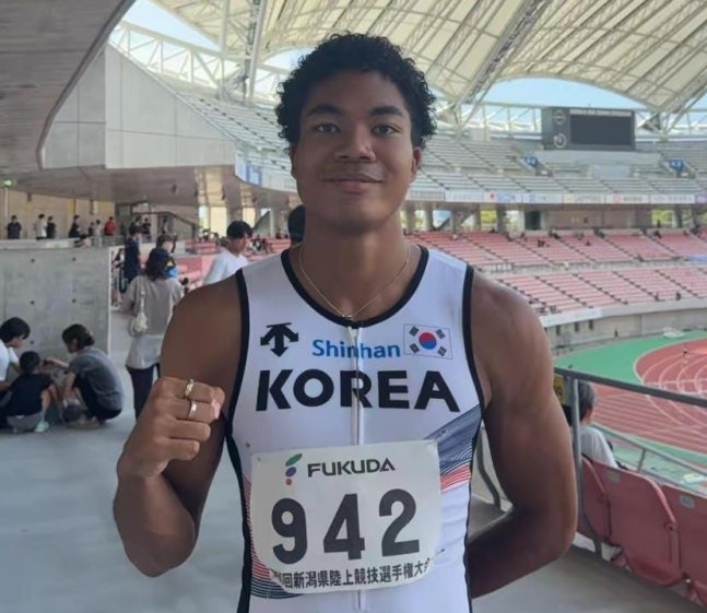 육상 선수 나마디 조엘진 프로필 기록 국적 부모님 나이지리아 아빠 한국인 엄마 국가