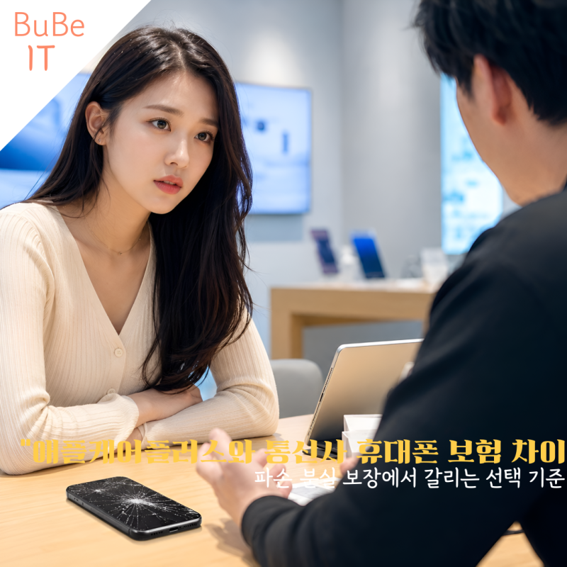 "애플케어플러스와 통신사 휴대폰 보험 차이" 파손,분실 보장에서 갈리는 선택 기준