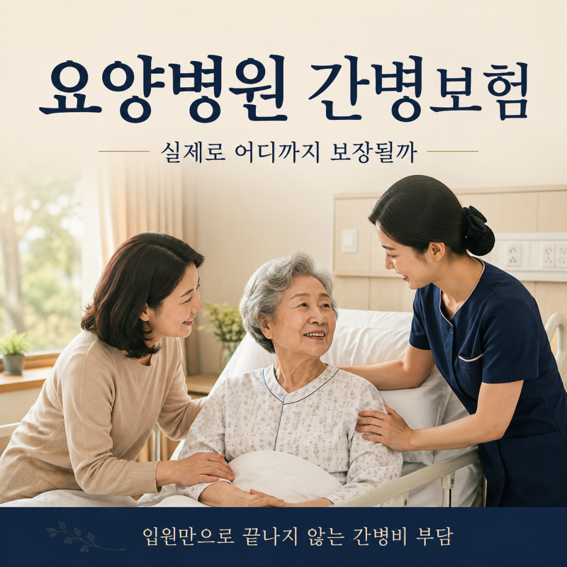 요양병원 간병보험, 실제로 어디까지 보장될까