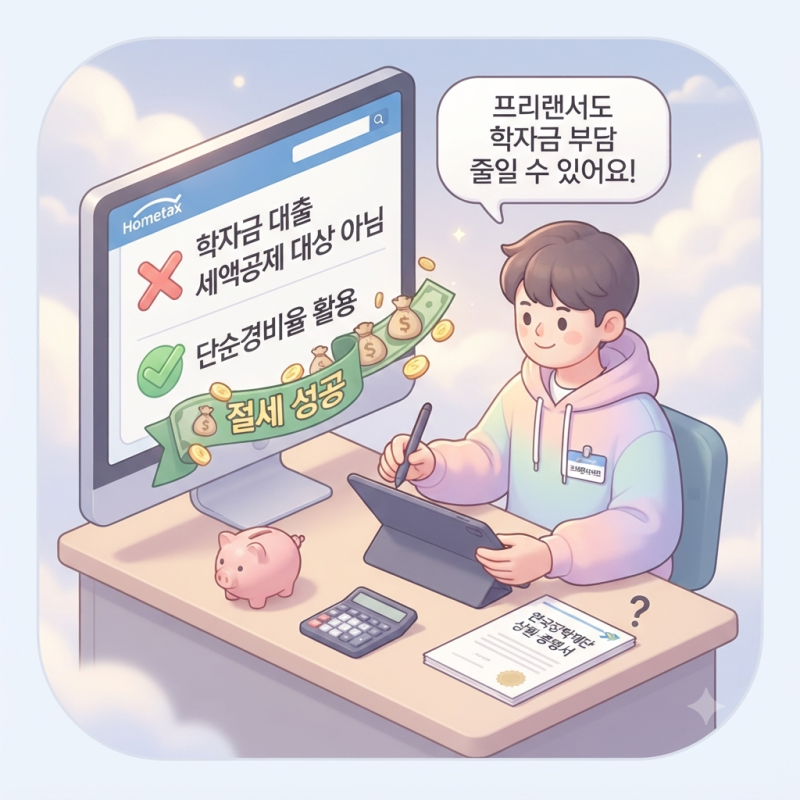 프리랜서나 3.3% 사업소득자가 학자금 대출 상환액 소득세 공제를 받을 수 없는 이유와 대안 (....