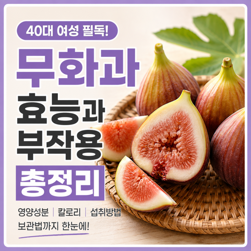 여성호르몬과 장 건강에 좋은 무화과 효능 영양성분 섭취법