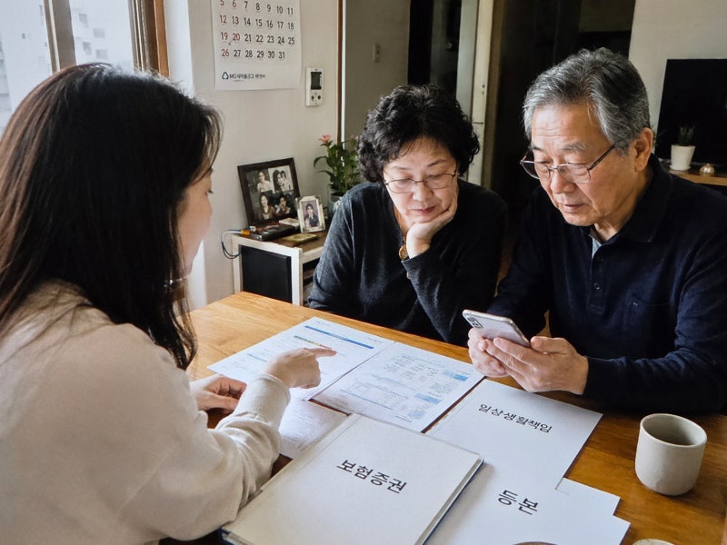 가족일상생활배상책임 범위, 등본에 있어도 모두 대상은 아닙니다