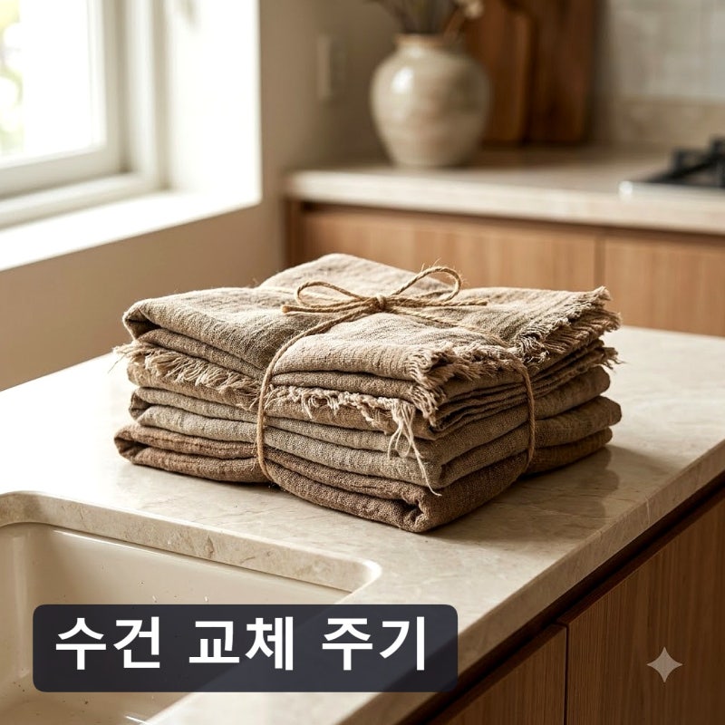 헌 수건과 새 수건 교체 주기 차이와 올바른 배출 기준