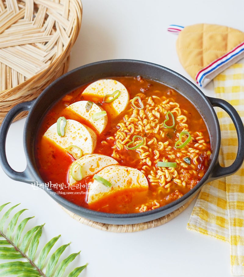순두부 열라면 레시피 순두부 라면 맛있게 끓이기