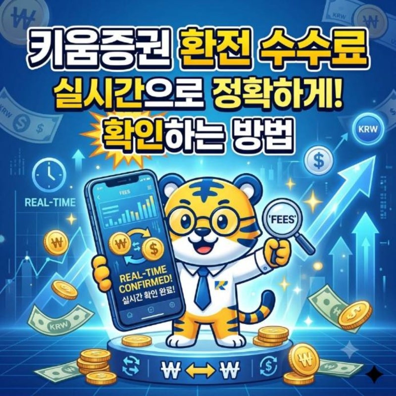 키움증권 환전 수수료, 실시간으로 정확하게 확인하는 방법
