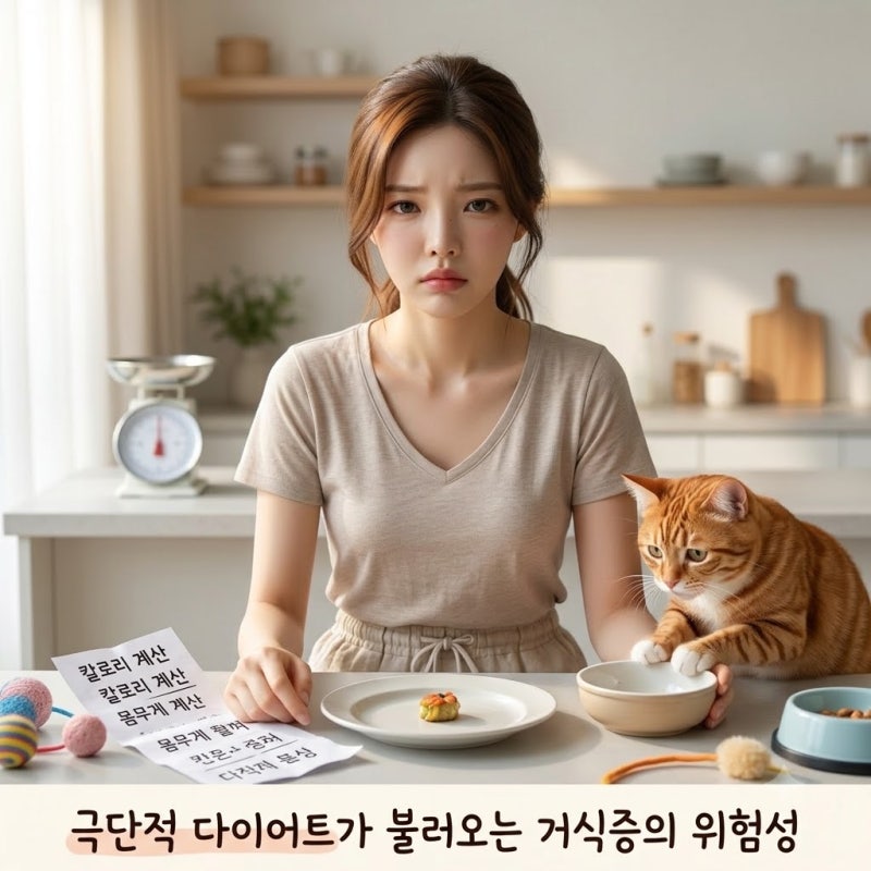 극단적 다이어트가 불러오는 거식증의 위험성
