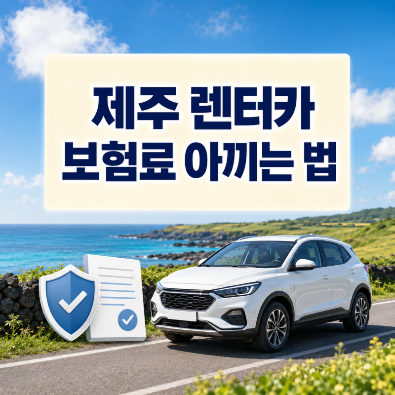 제주 렌터카 보험료 아끼는 법｜자차보험·원데이 자동차보험·렌터카 특약 비교