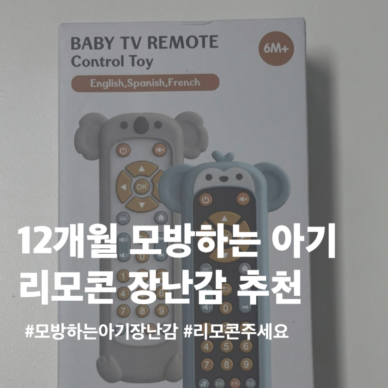 아기 리모컨 장난감 추천｜진짜 리모컨만 찾는 13개월 아기에게 딱인 쿠팡 추천템