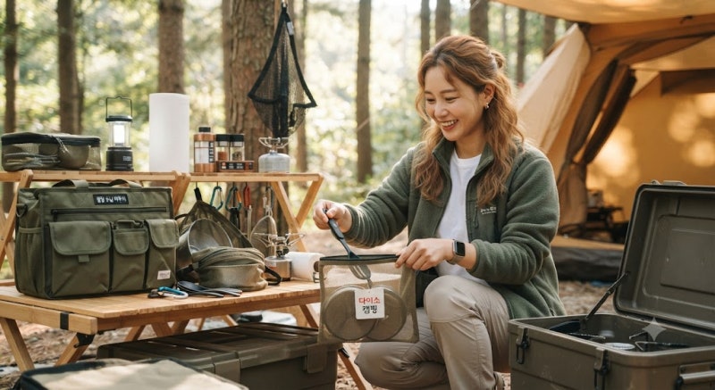 ️ 캠핑 짐 정리 어떻게 해야 할까? 다이소 캠핑 수납·정리 용품 추천｜가성비 캠핑 준비물 ....