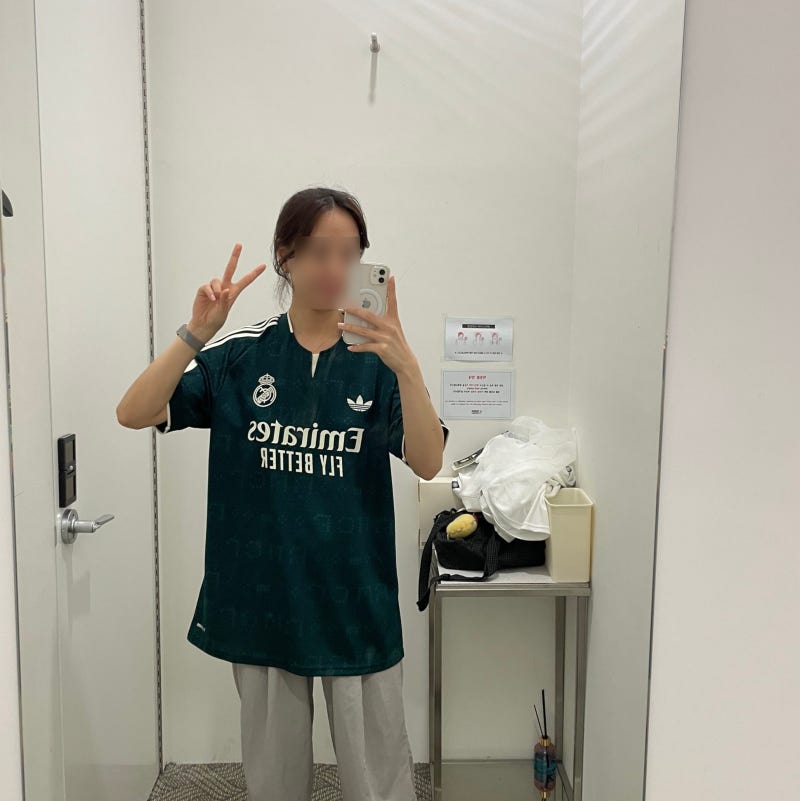 [싸카풋볼스토어] 고양 스타필드 레알마드리드 유니폼 마킹까지