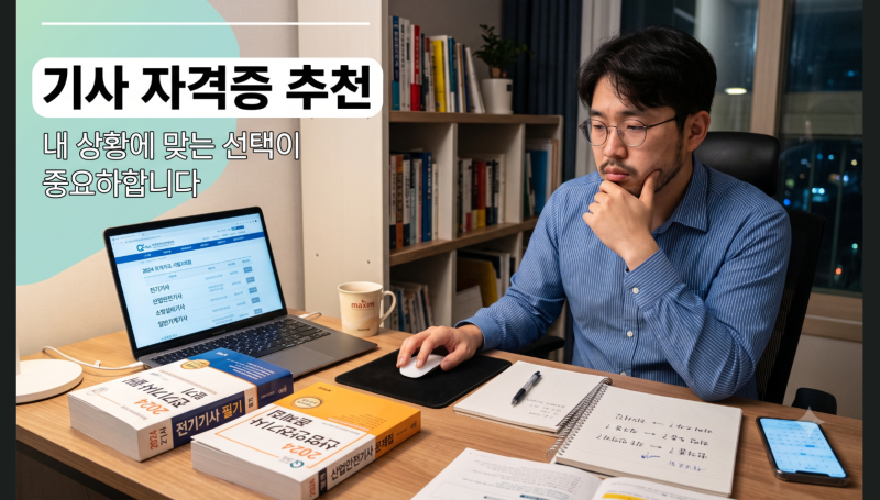 기사 자격증 추천, 취업·승진 목적별 준비하기 좋은 분야 정리