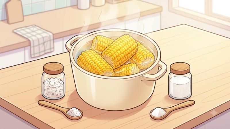 옥수수 맛있게 삶는법 신화당 소금 황금비율 물 수당 완전정복