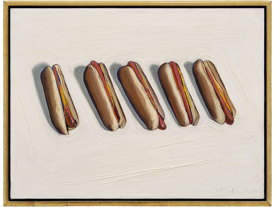 웨인 티보(Wayne Thiebaud)_ 삼각형을 크림파이로 (1920–2021)