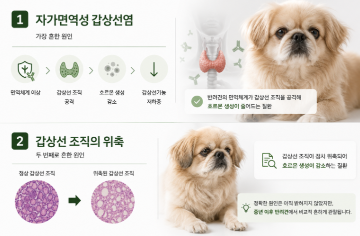 강아지 갑상선기능저하증 증상 원인? 9가지 체크리스트, 3개 이상이면 검사받으세요