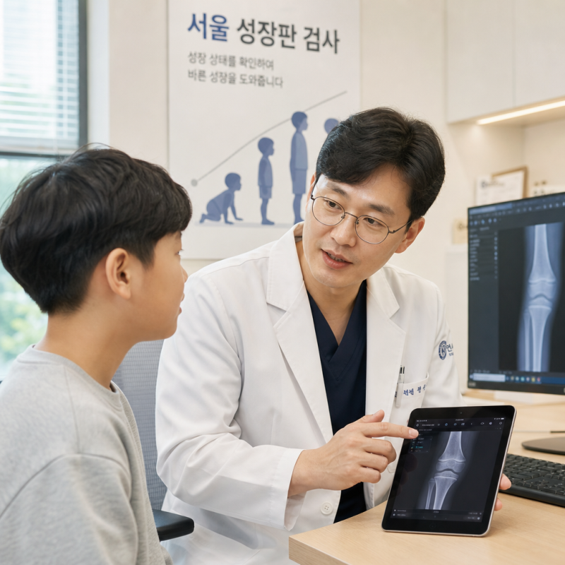 서울성장판검사, 성장 가능성 및 골연령 체크하는 방법