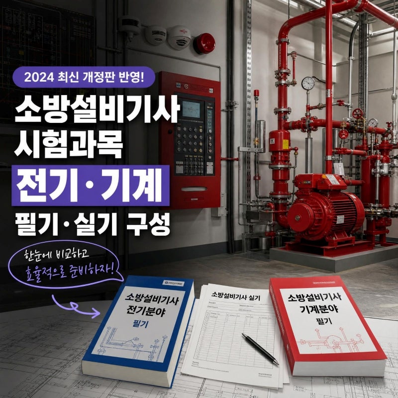 소방설비기사 시험과목 전기·기계 필기 실기 구성