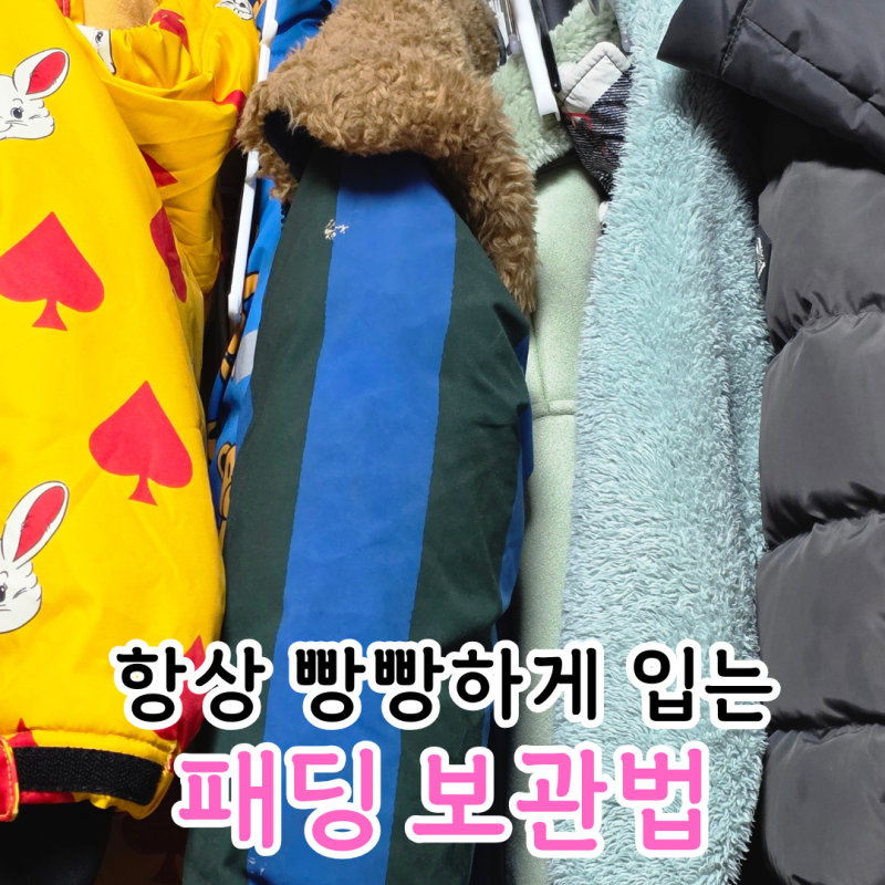 다음 해에도 빵빵하게 입는 패딩 보관법, 압축팩 쓰면 안돼요!