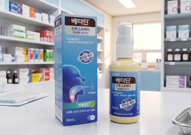 베타딘 스프레이 효과와 부작용, 잔기침 멈추는 가장 빠른 방법