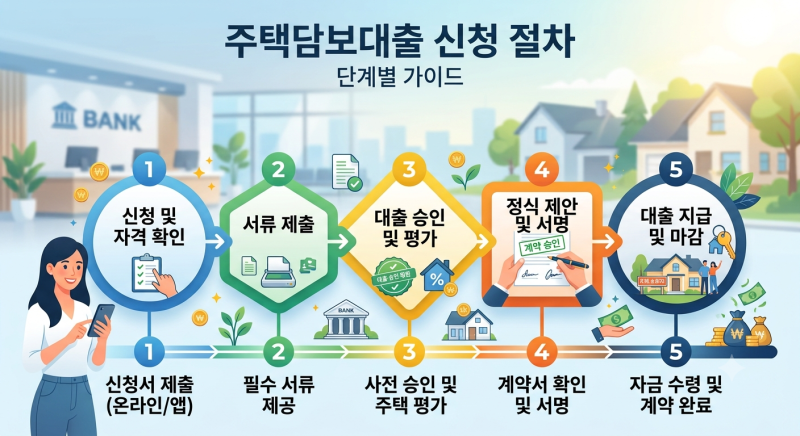 카카오뱅크 주택담보대출 신청 방법 총정리