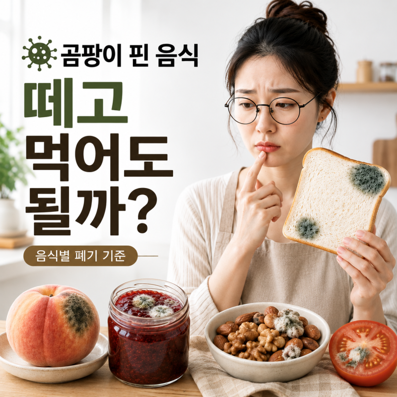 [곰팡이 핀 음식]떼고 먹어도 될까? 아플라톡신과 음식별 폐기 기준